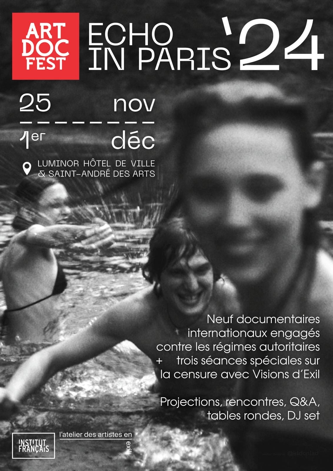 Bloc-notes novembre 2024 23 artdocfest