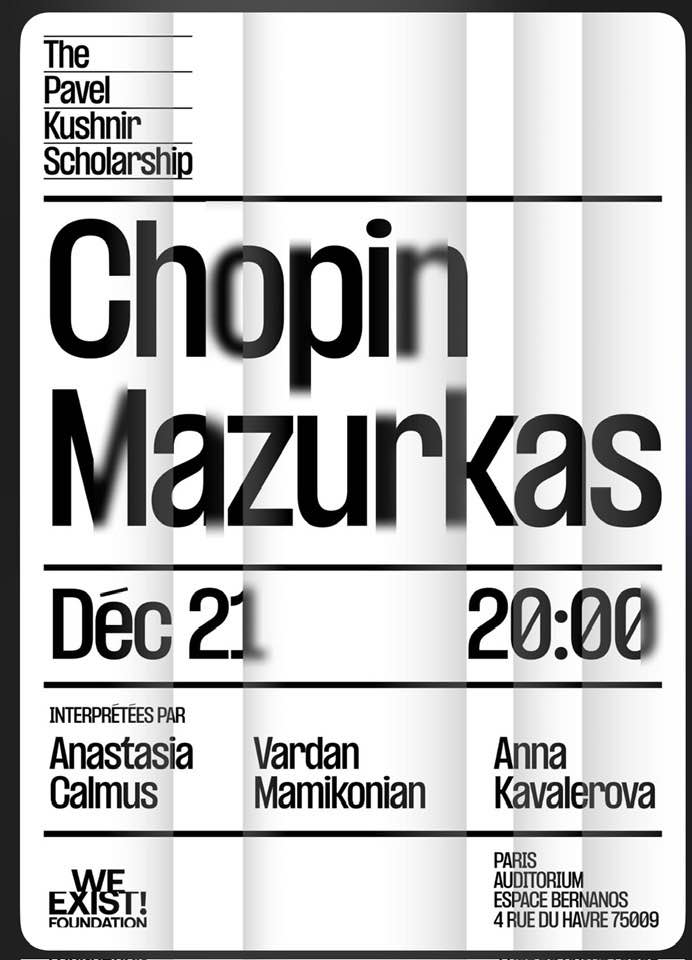 Bloc-notes décembre 2024 21 mazurkas